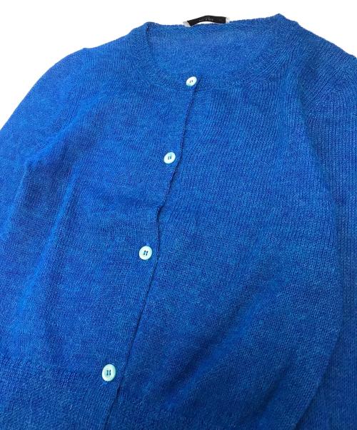 PRADA（プラダ）PRADA (プラダ) アルパカニットカーディガン ブルー サイズ:38の古着・服飾アイテム