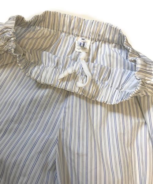 COMME des GARCONS COMME des GARCONS（コムデギャルソン コムデギャルソン）COMME des GARCONS COMME des GARCONS (コムデギャルソン コムデギャルソン) ストライプパンツ ホワイト サイズ:XSの古着・服飾アイテム