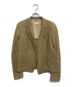 DRIES VAN NOTENドリスヴァンノッテン）の古着「ラメテーラードジャケット」｜ベージュ