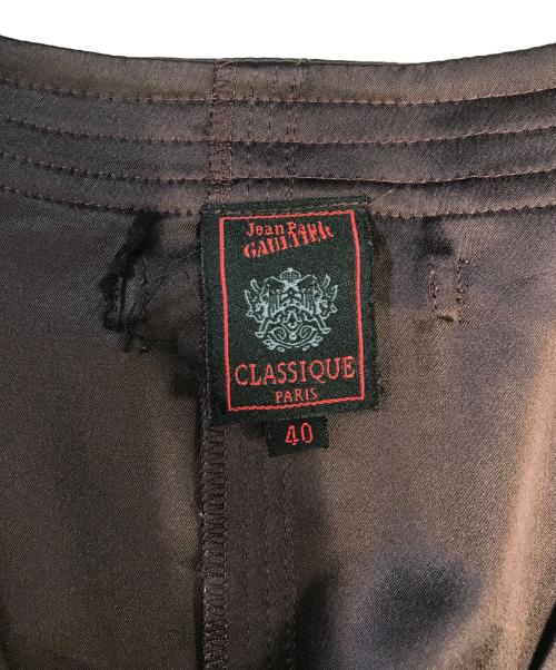 Jean Paul GAULTIER CLASSIQUE（ジャンポールゴルチエクラシック）Jean Paul GAULTIER CLASSIQUE (ジャンポールゴルチエクラシック) 袖切替ワンピース レッド サイズ:40の古着・服飾アイテム