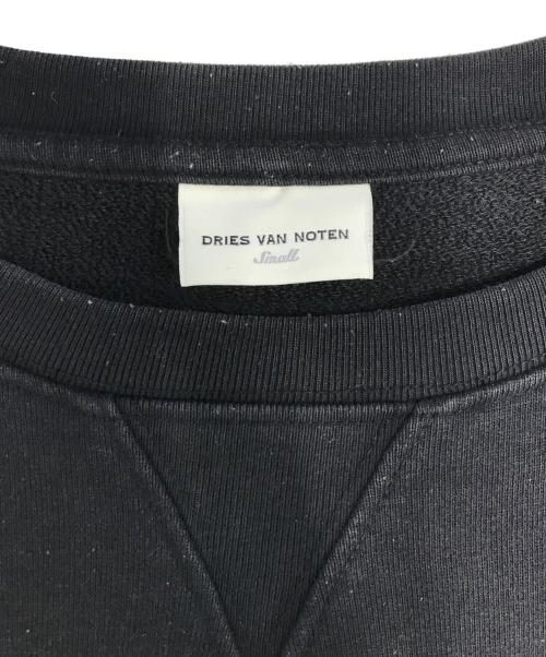 DRIES VAN NOTEN（ドリスヴァンノッテン）DRIES VAN NOTEN (ドリスヴァンノッテン) サイドライン半袖スウェット ブラック サイズ:Smallの古着・服飾アイテム