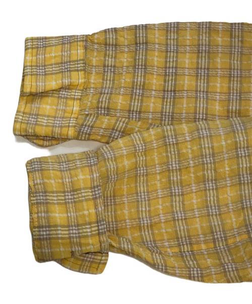 COMME des GARCONS SHIRT（コムデギャルソンシャツ）COMME des GARCONS SHIRT (コムデギャルソンシャツ) シアサッカージップアップジャケット イエロー サイズ:Ｓの古着・服飾アイテム