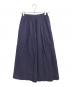 COMME des GARCONS（コムデギャルソン）の古着「総柄プリーツスカート」｜ネイビー