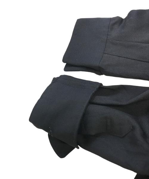 COMME des GARCONS（コムデギャルソン）COMME des GARCONS (コムデギャルソン) ウールギャバオープンカラーシャツ ブラック サイズ:Ｓの古着・服飾アイテム