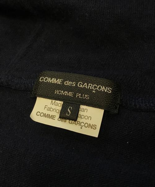 COMME des GARCONS HOMME PLUS（コムデギャルソンオムプリュス）COMME des GARCONS HOMME PLUS (コムデギャルソンオムプリュス) ジップアップニットパーカー ネイビー サイズ:Sの古着・服飾アイテム
