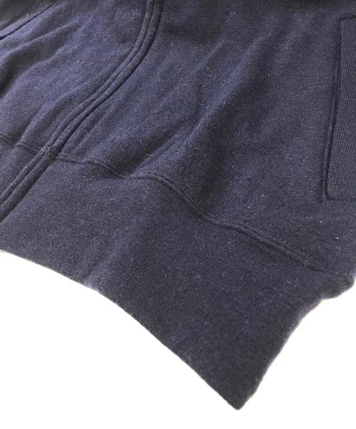 COMME des GARCONS HOMME PLUS（コムデギャルソンオムプリュス）COMME des GARCONS HOMME PLUS (コムデギャルソンオムプリュス) ジップアップニットパーカー ネイビー サイズ:Sの古着・服飾アイテム
