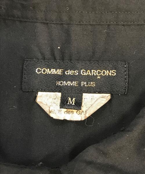 COMME des GARCONS HOMME PLUS（コムデギャルソンオムプリュス）COMME des GARCONS HOMME PLUS (コムデギャルソンオムプリュス) クロスデザインシャツ ブラック サイズ:Ⅿの古着・服飾アイテム
