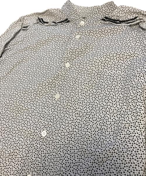 COMME des GARCONS HOMME PLUS（コムデギャルソンオムプリュス）COMME des GARCONS HOMME PLUS (コムデギャルソンオムプリュス) 花柄フリルシャツ ホワイト サイズ:XSの古着・服飾アイテム