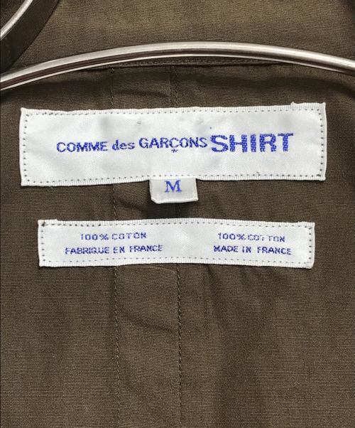 COMME des GARCONS SHIRT（コムデギャルソンシャツ）COMME des GARCONS SHIRT (コムデギャルソンシャツ) ジップアップテーラドジャケット ブラウン サイズ:Mの古着・服飾アイテム