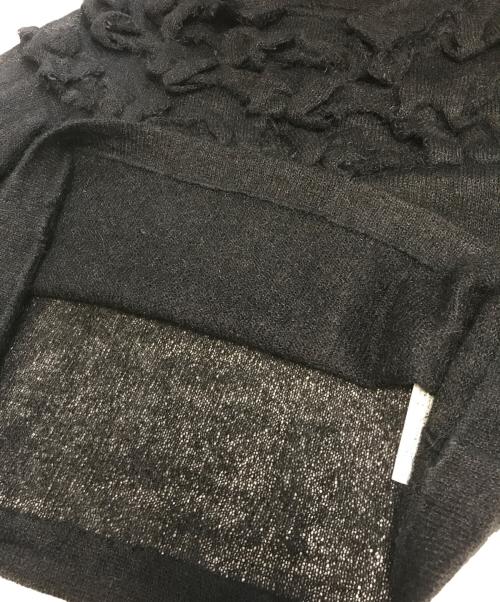 tricot COMME des GARCONS（トリココムデギャルソン）tricot COMME des GARCONS (トリココムデギャルソン) 装飾襟付モヘアニット ブラック サイズ:Mの古着・服飾アイテム