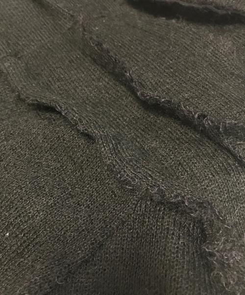 tricot COMME des GARCONS（トリココムデギャルソン）tricot COMME des GARCONS (トリココムデギャルソン) 装飾襟付モヘアニット ブラック サイズ:Mの古着・服飾アイテム