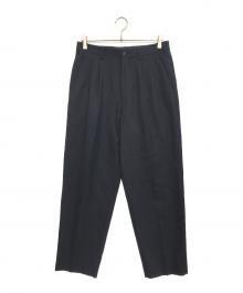 Y's for men（ワイズフォーメン）の古着「タックパンツ」｜ブラック