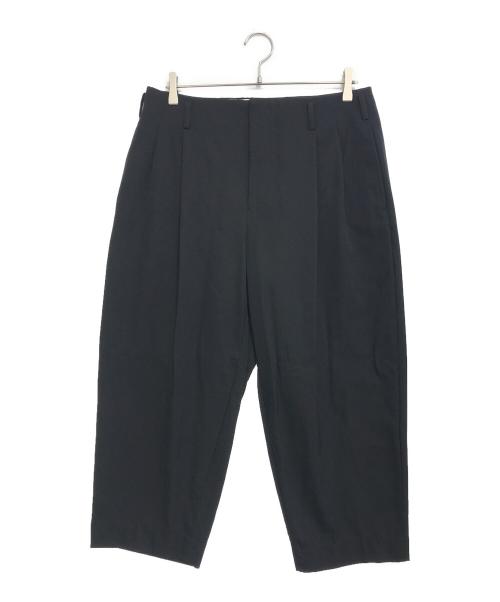 COMME des GARCONS HOMME PLUS（コムデギャルソンオムプリュス）COMME des GARCONS HOMME PLUS (コムデギャルソンオムプリュス) ウールギャバタックパンツ ブラック サイズ:Mの古着・服飾アイテム