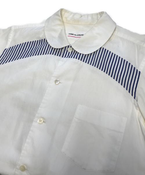 COMME des GARCONS GIRL（コムデギャルソンガール）COMME des GARCONS GIRL (コムデギャルソンガール) 丸襟切替シャツ ホワイト サイズ:Sの古着・服飾アイテム