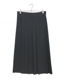 Y's（ワイズ）の古着「プリーツロングスカート」｜ブラック