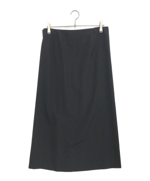 Y's（ワイズ）Y's (ワイズ) プリーツロングスカート ブラック サイズ:4の古着・服飾アイテム