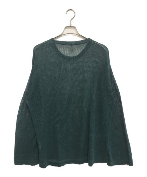 seya.（セヤ）seya. (セヤ) メッシュリネンカットソー グリーン サイズ:Lの古着・服飾アイテム