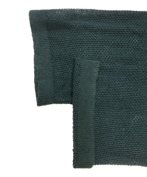 seya.（セヤ）seya. (セヤ) メッシュリネンカットソー グリーン サイズ:Lの古着・服飾アイテム