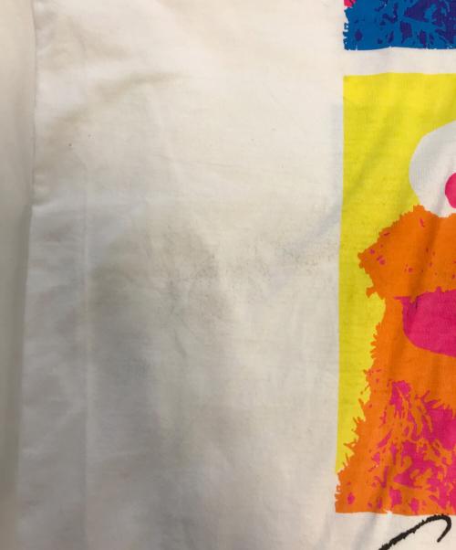 キャラクターTシャツ（キャラクターTシャツ）キャラクターTシャツ (キャラクターTシャツ) SESAME STREET(セサミストリート) キャラクターTシャツ ホワイト サイズ:表記なしの古着・服飾アイテム