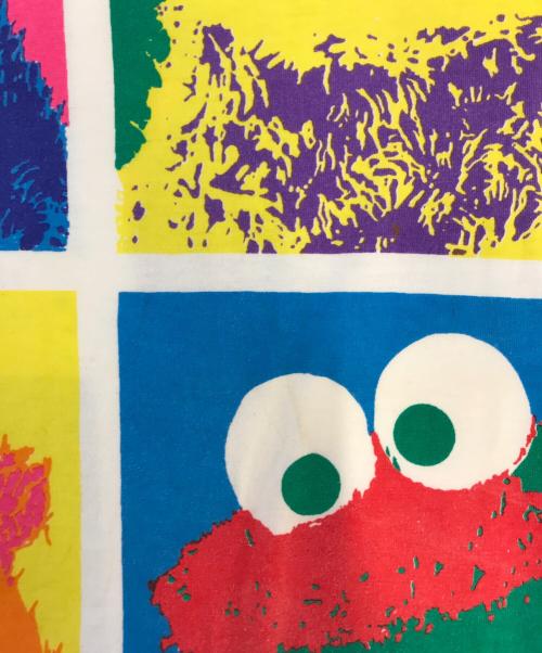 キャラクターTシャツ（キャラクターTシャツ）キャラクターTシャツ (キャラクターTシャツ) SESAME STREET(セサミストリート) キャラクターTシャツ ホワイト サイズ:表記なしの古着・服飾アイテム