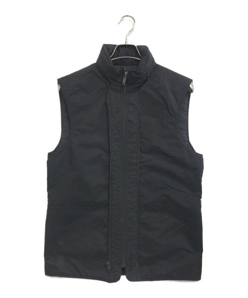 GIORGIO ARMANI（ジョルジョアルマーニ）GIORGIO ARMANI (ジョルジョアルマーニ) ダウンベスト ブラック サイズ:46の古着・服飾アイテム