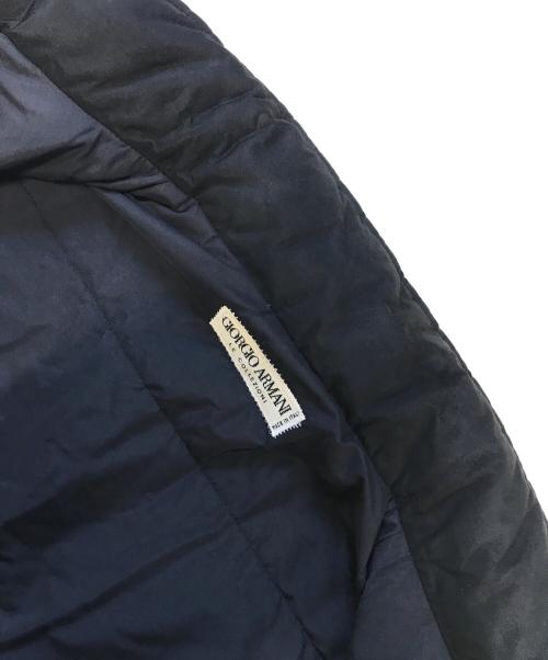 GIORGIO ARMANI（ジョルジョアルマーニ）GIORGIO ARMANI (ジョルジョアルマーニ) ダウンベスト ブラック サイズ:46の古着・服飾アイテム