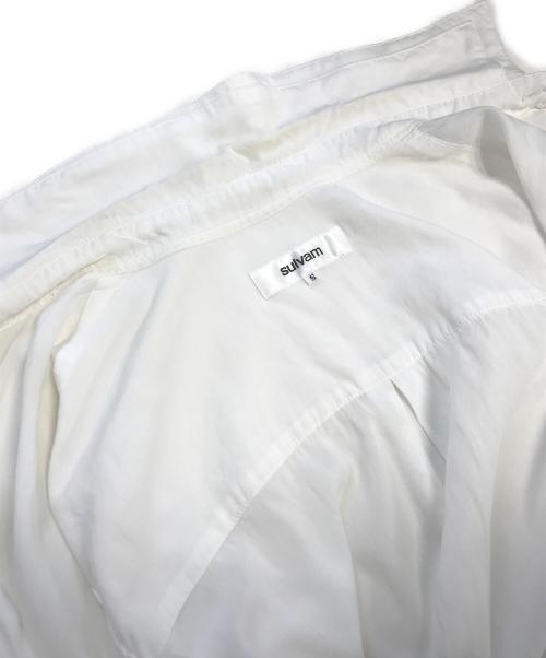 sulvam（サルバム）sulvam (サルバム) DOUBLE COLLAR SHIRTS ホワイト サイズ:Sの古着・服飾アイテム