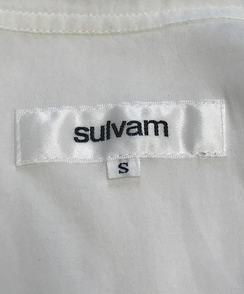 sulvam（サルバム）sulvam (サルバム) DOUBLE COLLAR SHIRTS ホワイト サイズ:Sの古着・服飾アイテム