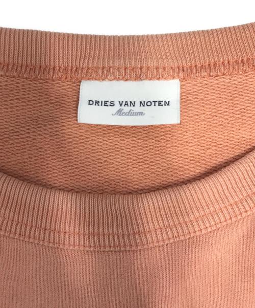DRIES VAN NOTEN（ドリスヴァンノッテン）DRIES VAN NOTEN (ドリスヴァンノッテン) オーバーサイズスウェット ピンク サイズ:Mediumの古着・服飾アイテム