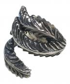 GOTHIC YOHJI YAMAMOTOゴシックヨウジヤマモト）の古着「FEATHER RING」｜シルバー