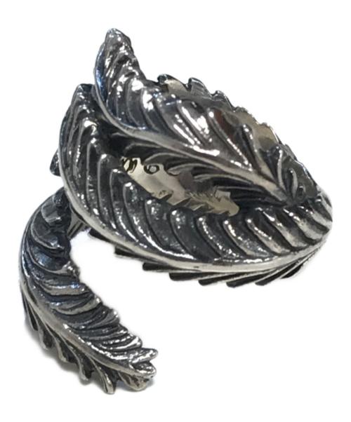 GOTHIC YOHJI YAMAMOTO（ゴシックヨウジヤマモト）GOTHIC YOHJI YAMAMOTO (ゴシックヨウジヤマモト) FEATHER RING シルバー サイズ:17の古着・服飾アイテム