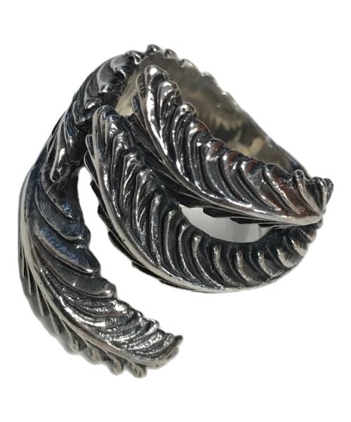 GOTHIC YOHJI YAMAMOTO（ゴシックヨウジヤマモト）GOTHIC YOHJI YAMAMOTO (ゴシックヨウジヤマモト) FEATHER RING シルバー サイズ:17の古着・服飾アイテム