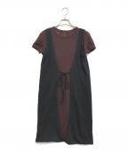 Jean Paul GAULTIER CLASSIQUEジャンポールゴルチエクラシック）の古着「ドッキングワンピース」｜ブラウン