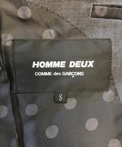 COMME des GARCONS HOMME DEUX（コムデギャルソン オム ドゥ）COMME des GARCONS HOMME DEUX (コムデギャルソン オム ドゥ) セットアップスーツ グレー サイズ:Ｓの古着・服飾アイテム