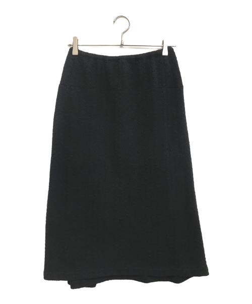 COMME des GARCONS（コムデギャルソン）COMME des GARCONS (コムデギャルソン) 80's ウールロングスカート ブラック サイズ:表記なしの古着・服飾アイテム