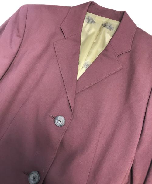 Jean Paul GAULTIER CLASSIQUE（ジャンポールゴルチエクラシック）Jean Paul GAULTIER CLASSIQUE (ジャンポールゴルチエクラシック) 3Bテーラードジャケット レッド サイズ:42の古着・服飾アイテム