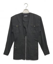 Jean Paul GAULTIER（ジャンポールゴルチェ）の古着「マルチポッケジップワンピース」｜ブラック