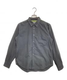 BLACK COMME des GARCONS（ブラックコムデギャルソン）の古着「カモフラ切替シャツ」｜ブラック×グリーン