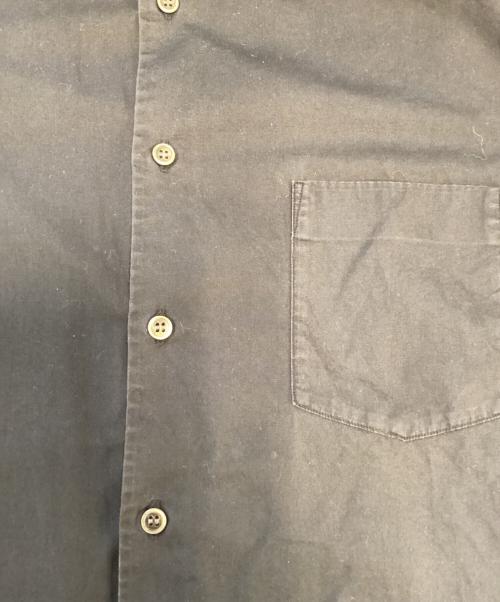 BLACK COMME des GARCONS（ブラックコムデギャルソン）BLACK COMME des GARCONS (ブラックコムデギャルソン) カモフラ切替シャツ ブラック×グリーン サイズ:Mの古着・服飾アイテム