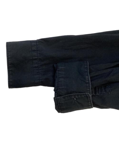 BLACK COMME des GARCONS（ブラックコムデギャルソン）BLACK COMME des GARCONS (ブラックコムデギャルソン) カモフラ切替シャツ ブラック×グリーン サイズ:Mの古着・服飾アイテム