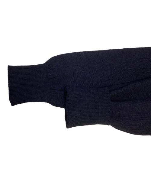 tricot COMME des GARCONS（トリココムデギャルソン）tricot COMME des GARCONS (トリココムデギャルソン) バイカラーニットカーディガン ネイビー サイズ:表記なしの古着・服飾アイテム