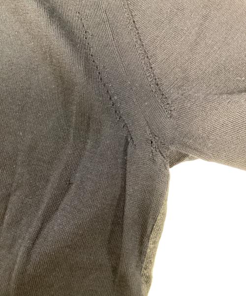 tricot COMME des GARCONS（トリココムデギャルソン）tricot COMME des GARCONS (トリココムデギャルソン) バイカラーニットカーディガン ネイビー サイズ:表記なしの古着・服飾アイテム