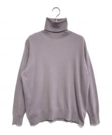DRIES VAN NOTEN（ドリスヴァンノッテン）の古着「タートルネックニット」｜パープル