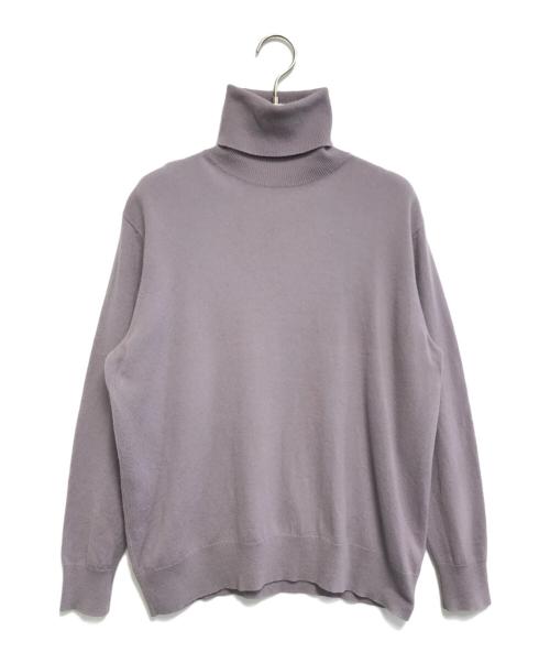 DRIES VAN NOTEN（ドリスヴァンノッテン）DRIES VAN NOTEN (ドリスヴァンノッテン) タートルネックニット パープル サイズ:Extra Smallの古着・服飾アイテム