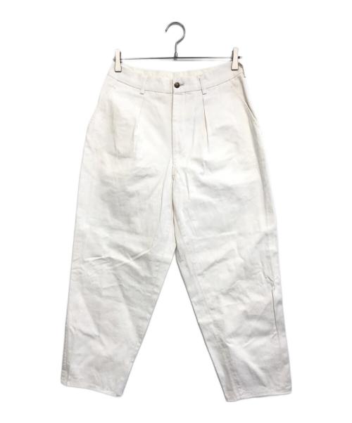COMME des GARCONS HOMME PLUS（コムデギャルソンオムプリュス）COMME des GARCONS HOMME PLUS (コムデギャルソンオムプリュス) 90’s デニムパンツ ホワイト サイズ:Mの古着・服飾アイテム