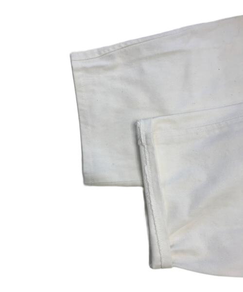 COMME des GARCONS HOMME PLUS（コムデギャルソンオムプリュス）COMME des GARCONS HOMME PLUS (コムデギャルソンオムプリュス) 90’s デニムパンツ ホワイト サイズ:Mの古着・服飾アイテム