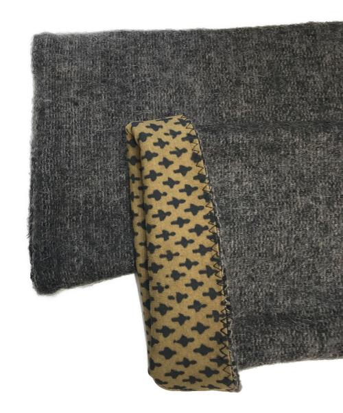 Jean Paul Gaultier FEMME（ジャンポールゴルチエ フェム）Jean Paul Gaultier FEMME (ジャンポールゴルチエ フェム) モヘアニットジップワンピース ブラウン サイズ:40の古着・服飾アイテム