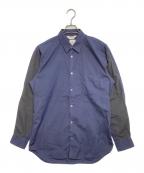 COMME des GARCONS SHIRT×VISVIMコムデギャルソンシャツ×ビズビム）の古着「袖切替シャツ」｜ネイビー