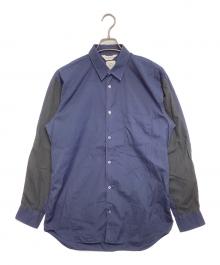 COMME des GARCONS SHIRT×VISVIM（コムデギャルソンシャツ×ビズビム）の古着「袖切替シャツ」｜ネイビー