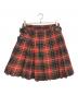 PRADA (プラダ) プリーツチェックミニスカート レッド サイズ:40：25000円